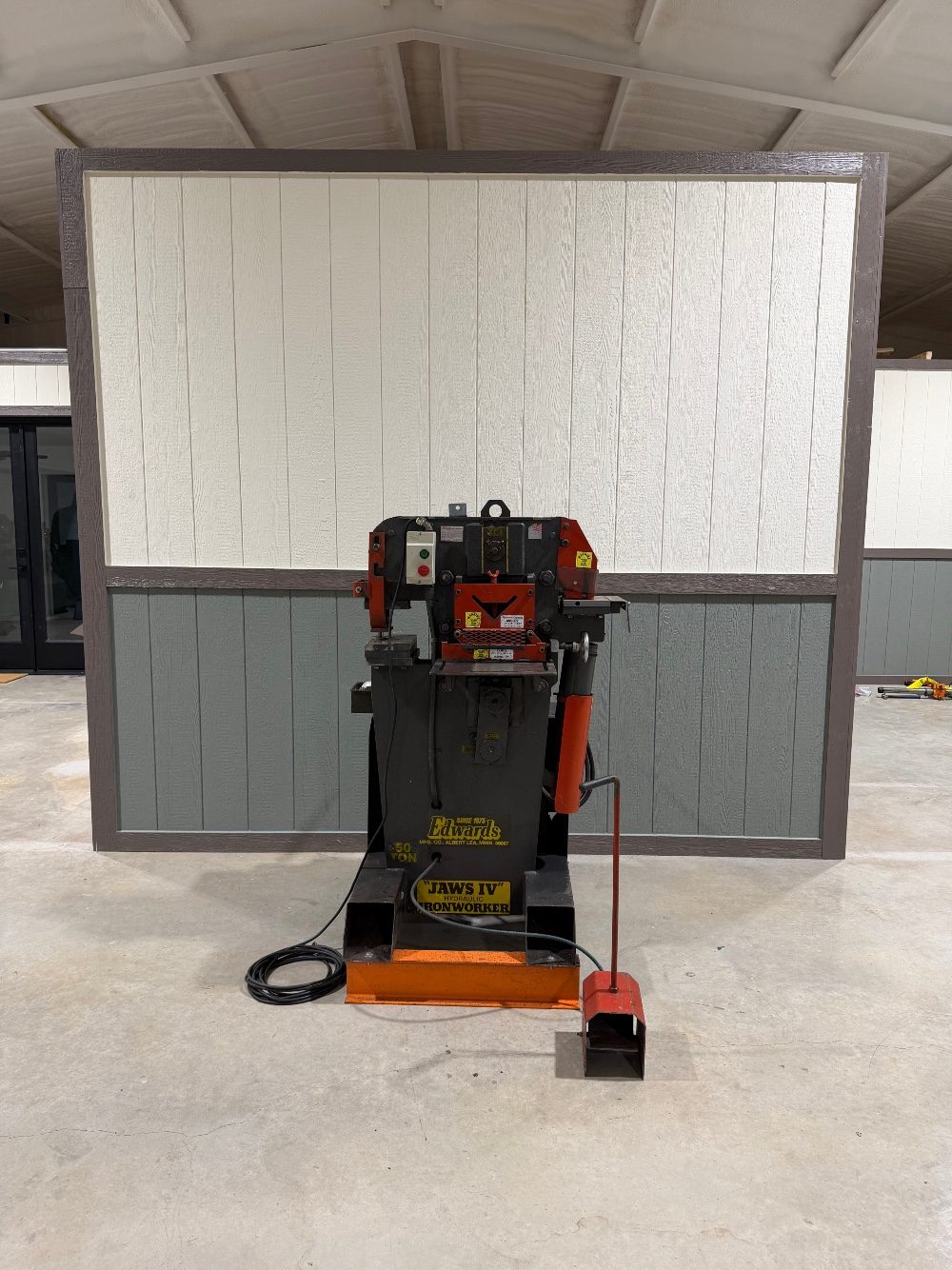 Edwards 50 Ton Ironworker for sale at Quinn Bros Industries, Spicewood Texas