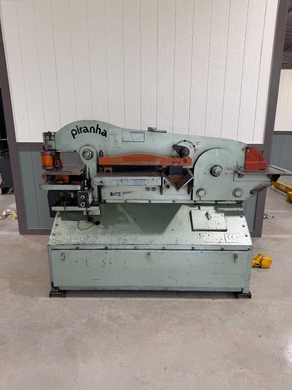Piranha P-90 Hydraulic Ironworker for sale at Quinn Bros Industries, Spicewood Texas